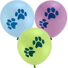 Paw Print Balloons
