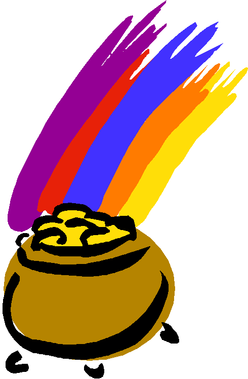 Free Pot of Gold Clipart - Public Domain Holiday/StPatrick clip ...