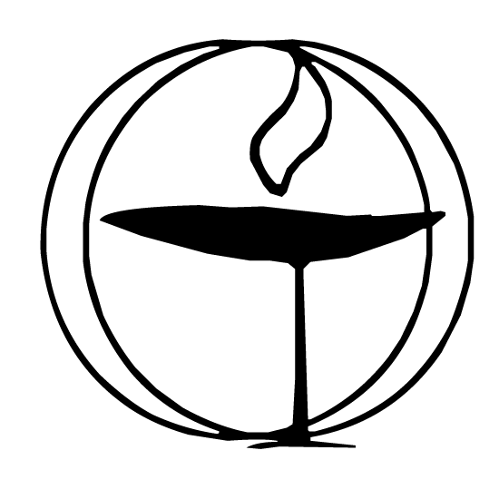 Double Circle Outline Flame Chalice Clip Art | UUA