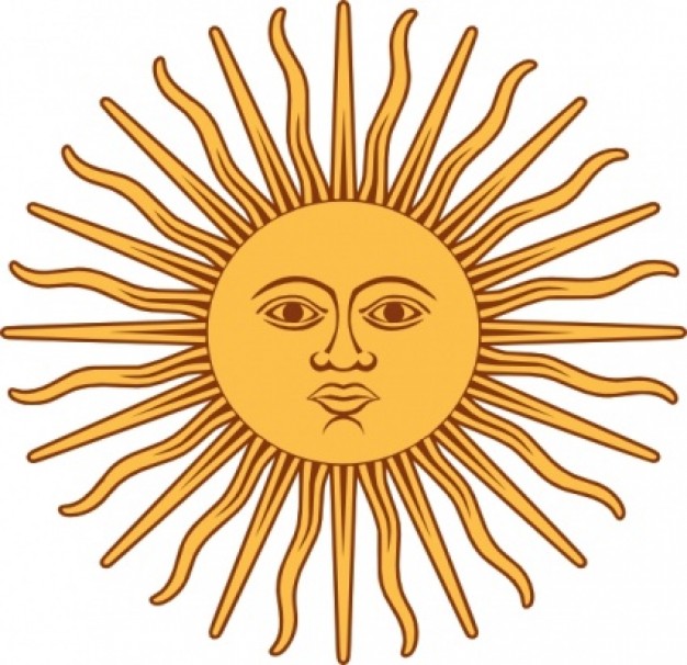 May Sun From Argentina Flag clip art | Download free Vector