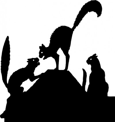 Cat and dog silhouettes Free vector for free download (about 7 files).