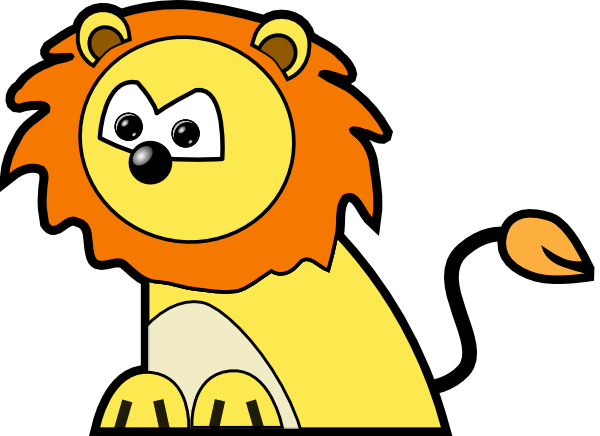 Lion clip art Free Vector