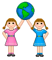Martin L. King Day clip art and free clip art of twin girls ...