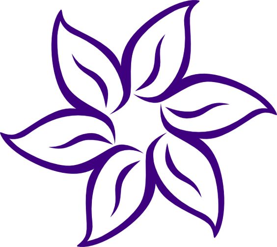 Pretty flower cartoon