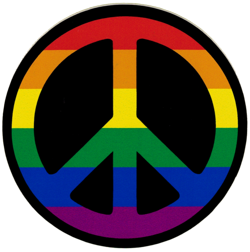Peace Sign Stickers - Small Bike Stickers and Decals | Peace ...