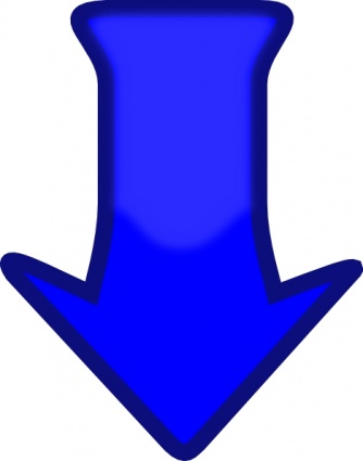 Blue Down Arrow clip art vector, free vector images