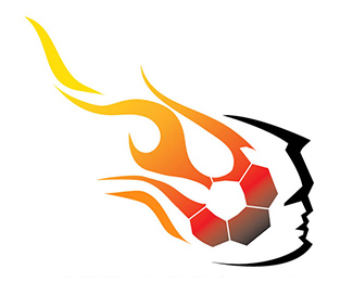 Ball On Fire Logo - ClipArt Best