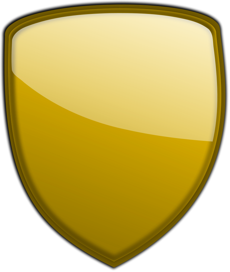 Golden Shield Clipart, vector clip art online, royalty free design ...