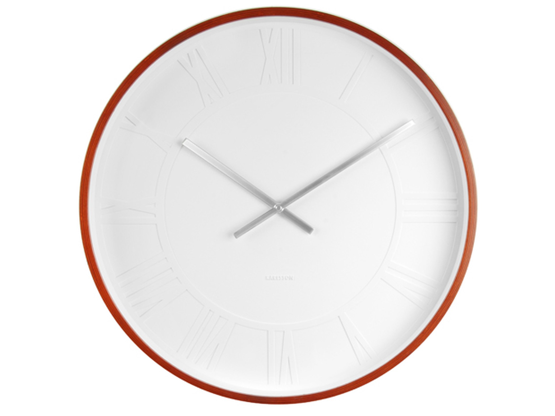 Karlsson Mr. White Roman Numbers Wood Wall Clock | eBay