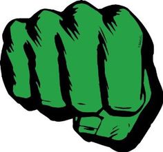 Hulk fist clipart