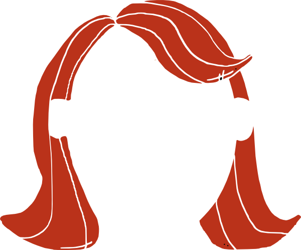 Cartoon hair clipart