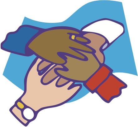 Team building kids clipart