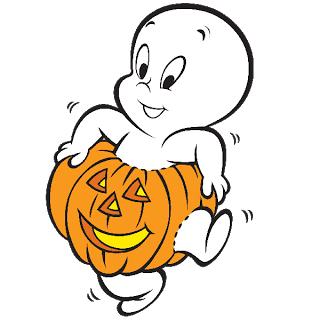 Casper The Ghost - Halloween Cartoon Clip Art