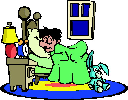Sleeping In Bed Clipart - Free Clipart Images