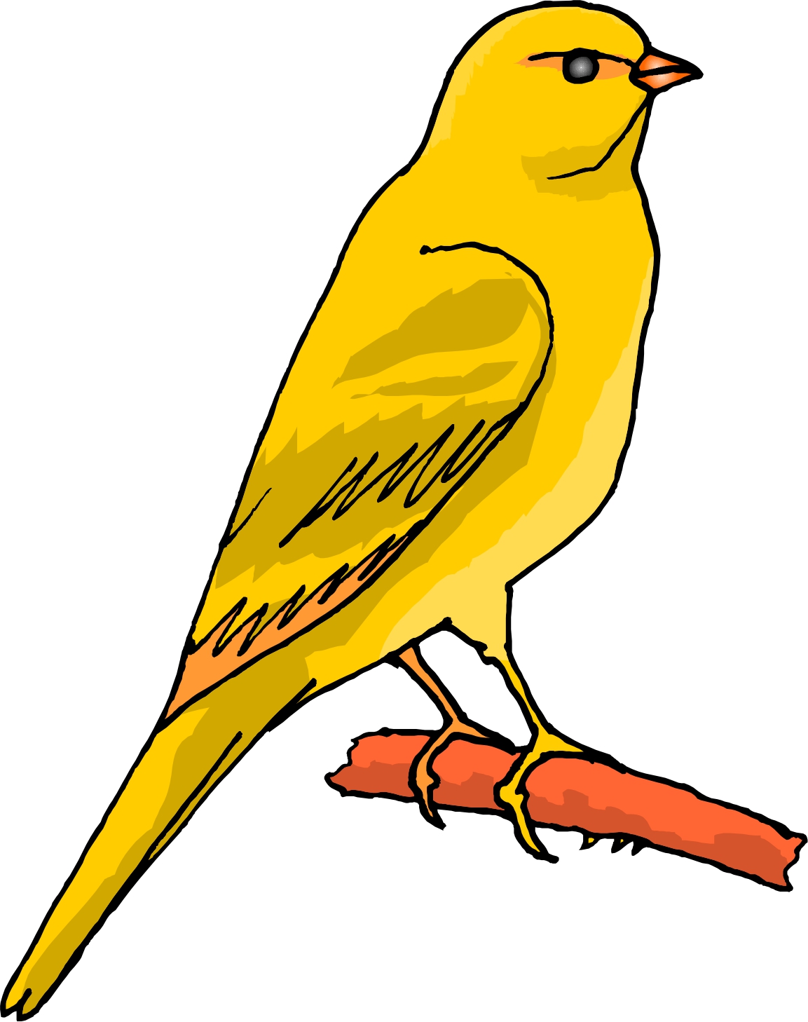 Canary Bird Clipart Etc