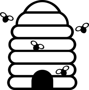 Simple Beehive Art Clip Art - vector clip art online ...