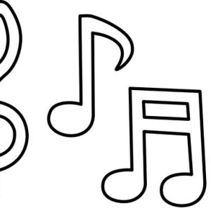 Music Notes Coloring Pages - Free Clipart Images