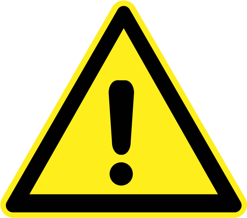 Clipart - Signs Hazard Warning