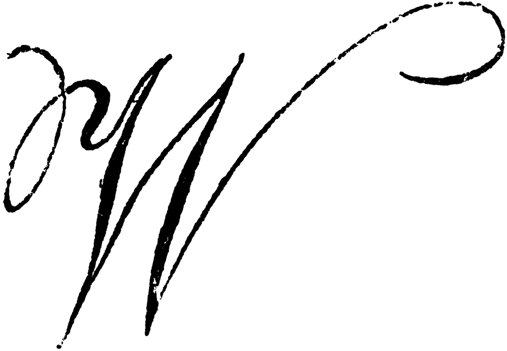 Decorative Letter W | ClipArt ETC