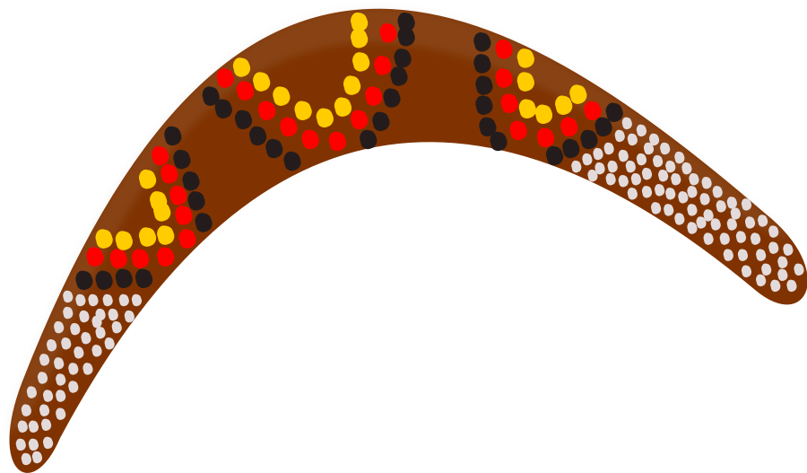 Boomerang SVG Vector file, vector clip art svg file