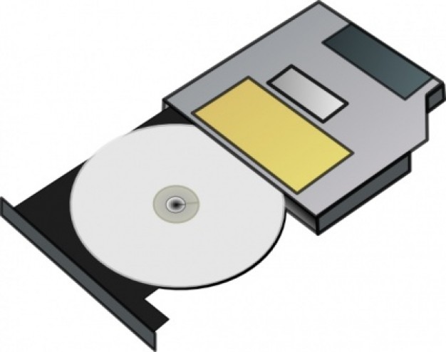 Slim Cd Drive clip art | Download free Vector