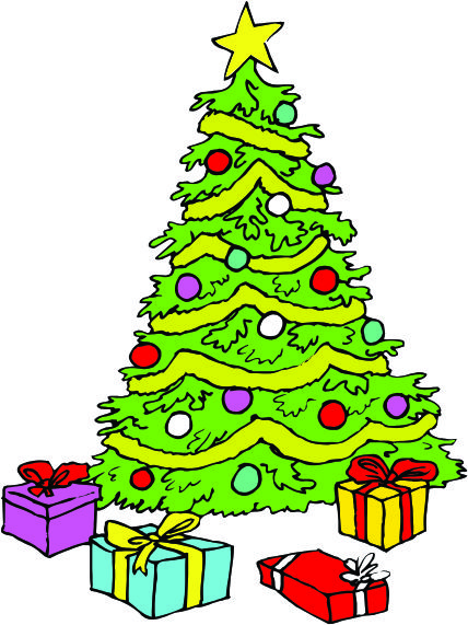 Cartoon Christmas Tree
