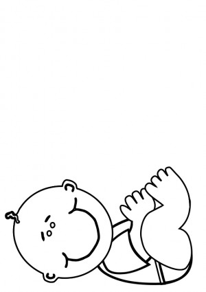 Baby Outline Clip Art - ClipArt Best