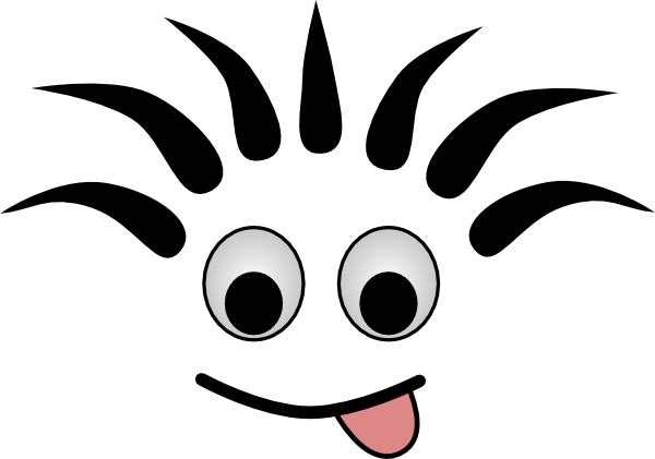 Silly Cartoon Face Clip Art - vector clip art online ...