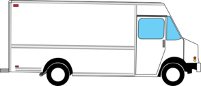 White Box Truck clip art - vector clip art online, royalty free ...