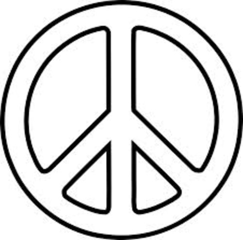 Free Printable Peace Design Birthday Invitations
