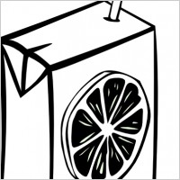 Orange Juice Box clip art Vector clip art - Free vector for free ...