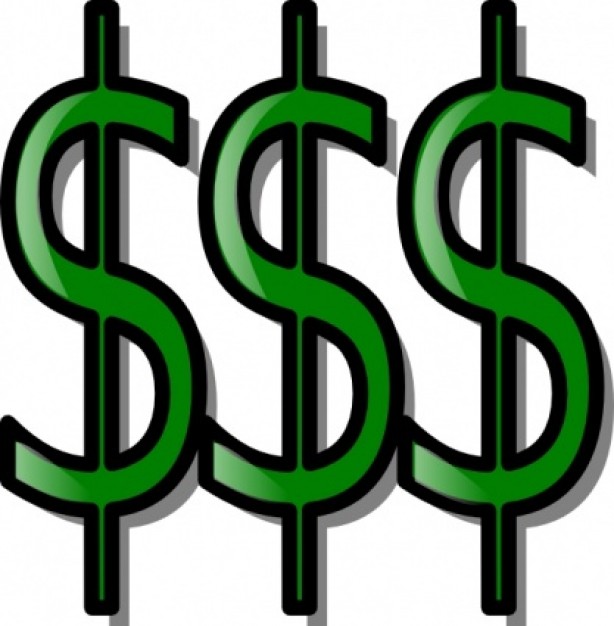 Dollars clip art | Download free Vector