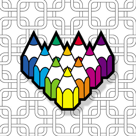 Carlton Hibbert - Patterns for Colouring - Illustration