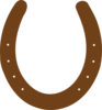 Horse Shoe Outline clip art - vector clip art online, royalty free ...