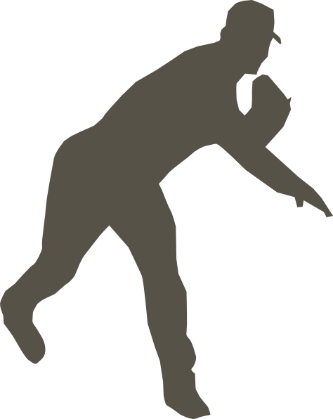 Baseball Player clip art - vector clip art online, royalty free ...
