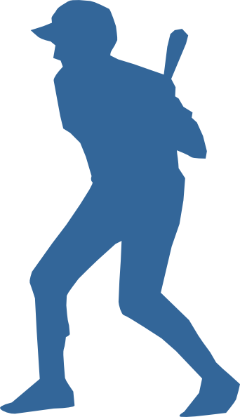 Baseball Player clip art - vector clip art online, royalty free ...