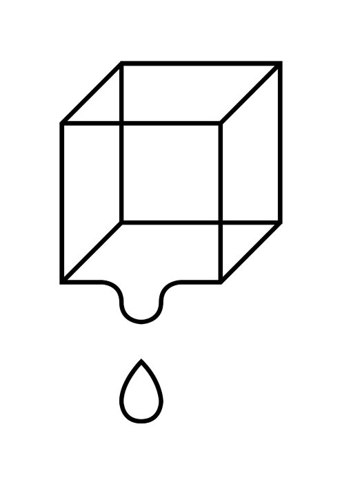 Melting Ice Cube by matt keers | Society6