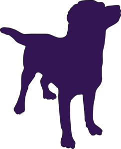 Black Lab Silo clip art - vector clip art online, royalty free ...