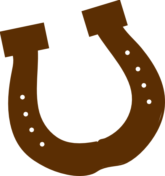 Horseshoe outline clipart png