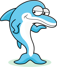 Dolphin Cartoon stock photos - FreeImages.com