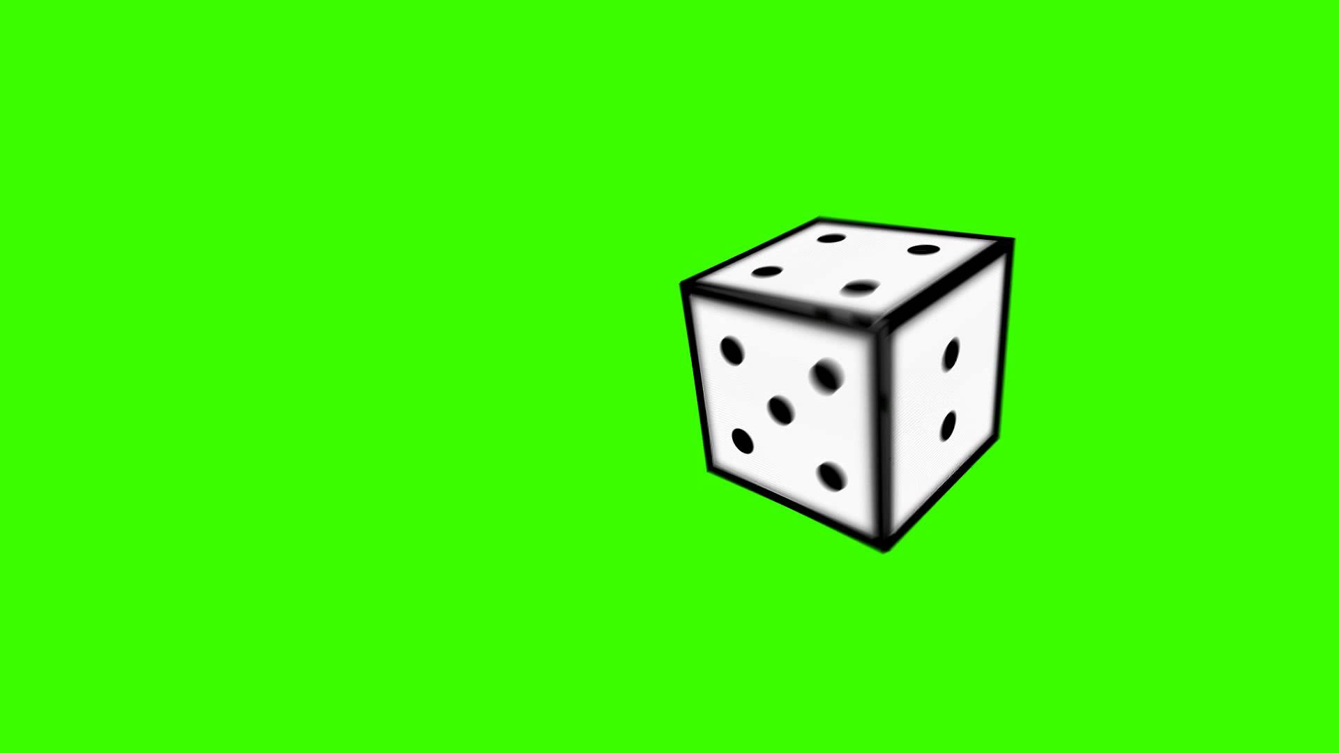 Spinning Dice - Green Screen Animation - YouTube