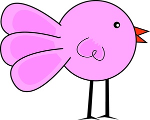 Bird Clipart Image - Cute Cartoon Bird