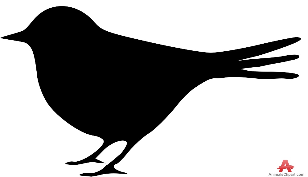 Clipart bird silhouette