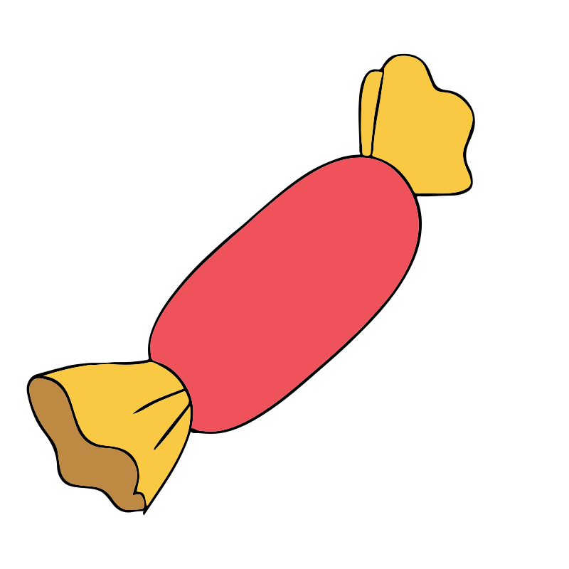 Candy cartoon clipart