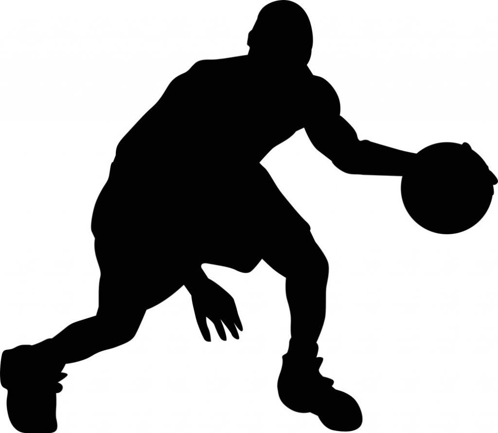 Basketball Player Silhouette Clipart