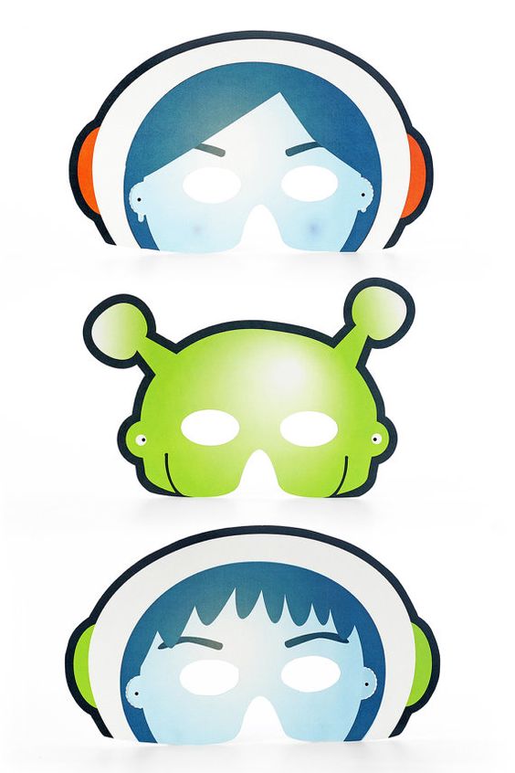 Astronauts, Aliens and Party masks