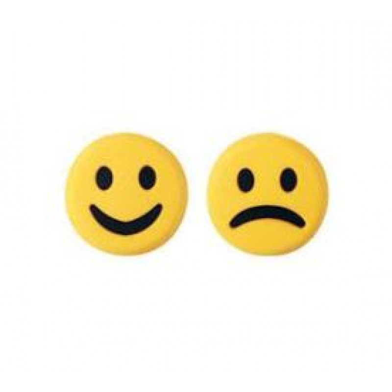 Smiley face sad face clip art