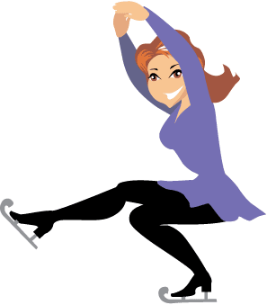 Figure Skating Clipart - Tumundografico