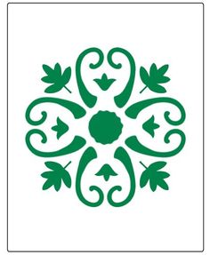 Design, Flower stencils and Google