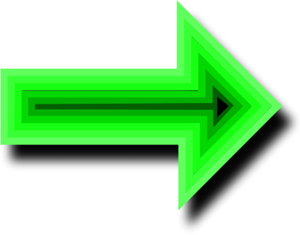 arrow pointing right - vector Clip Art